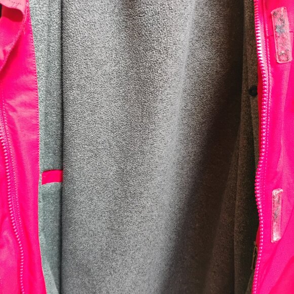 Lands' End Women's Red Fleeced Lined Thermal Jacket  18/20 XL - Picture 3 of 13